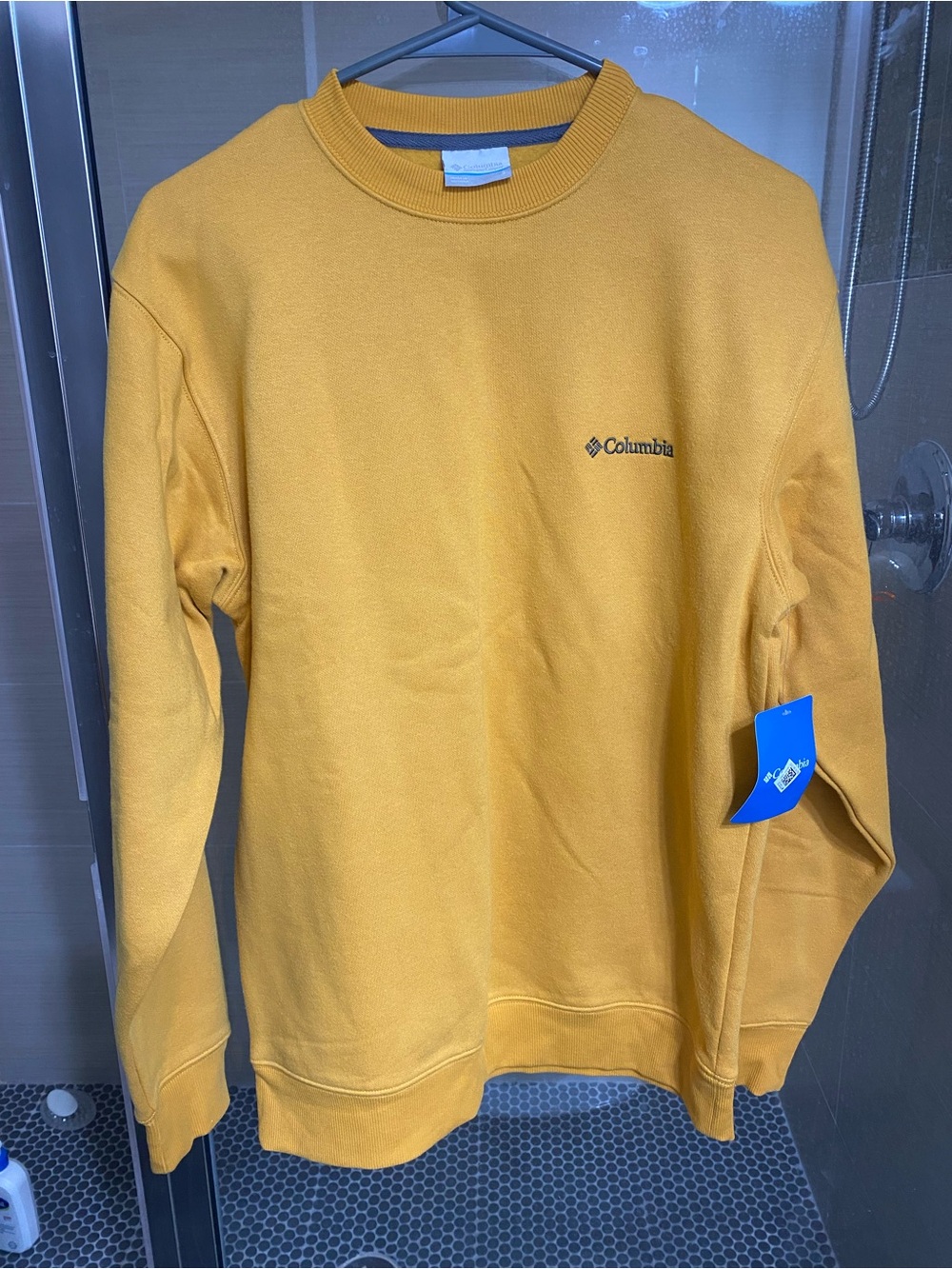 Columbia Men's Mustard Crewneck Sweatshirt